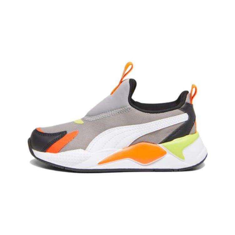 Puma RS-X3 Slip-On Little Kid 'Concrete Grey Rickie Orange' 309676-11