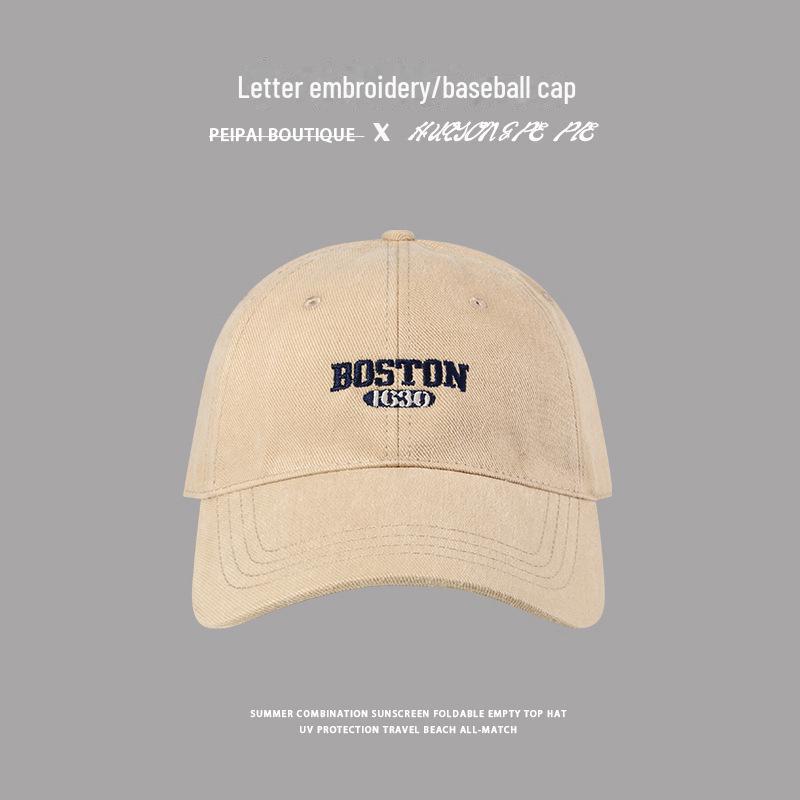 Șapcă de baseball brodată: Croială supradimensionată pentru femei, coroană adâncită, stil versatil pentru bărbați și femei, design cu cioc de rață mic