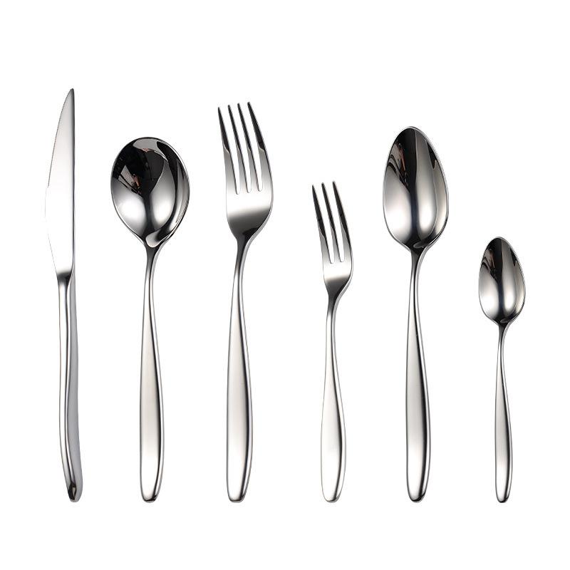 304 Stainless Steel Tableware Knives, Forks and Spoons S368 Series Multi-specification Smooth Edge Treatment Hotel Supplies 304