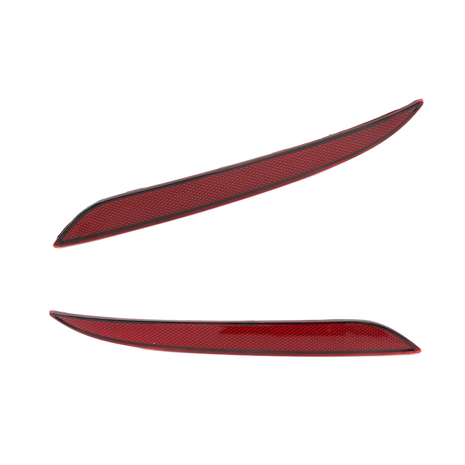 

1 пара отражателей заднего бампера 107740600Замена красного отражателя заднего бампера для Tesla