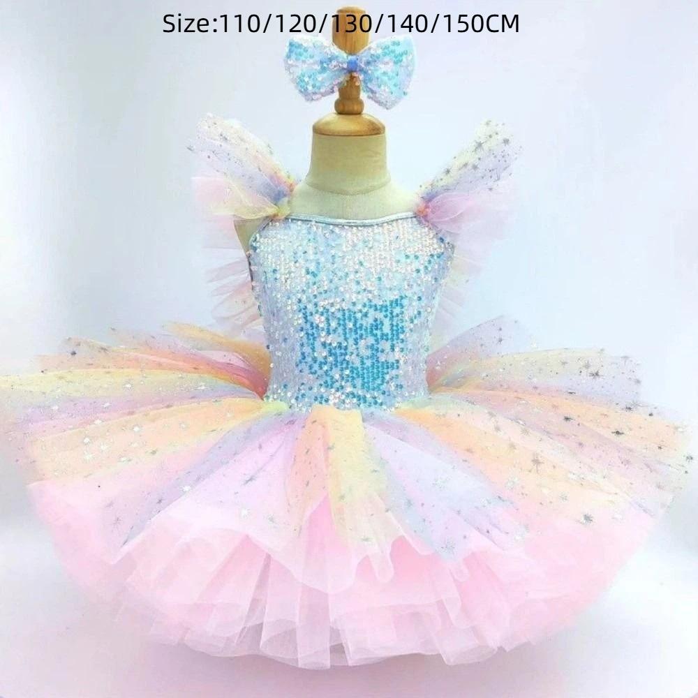 Romantic Ballet Tutu Skirt Puffy Princess Dress Fashion Performance Costume  Dance
