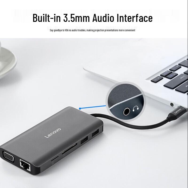 Lenovo 11-in-1 Type-C Multiport Docking Station