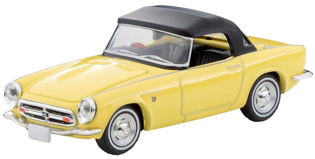 Tomytec Tomica Limited Vintage Scale Honda S800 Closed Top Yellow Finished Model 320173 1/64 LV-200b