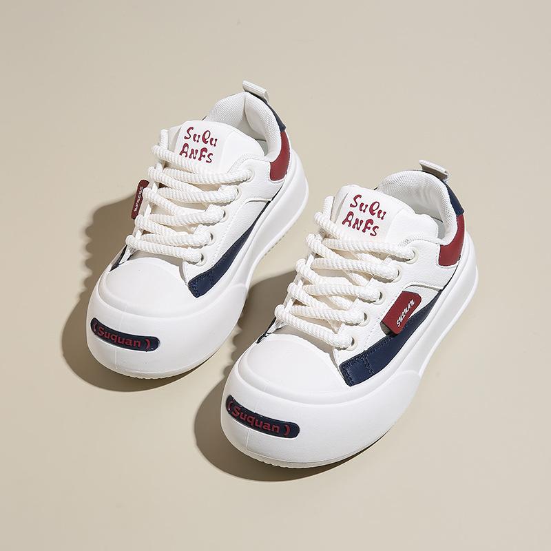 

2025 little white shoes children s summer new Korean version ins female students leisure sports versatile board shoes street shot K1720 35