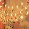 LED Photo Clip String Lights - Heart & Star Designs for Ambiance Decor