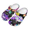 Color Print EVA Beach Clogs Unisex Lightweight Breathable Slip On Garden Shoes Bathroom Pool Home Summer Wear Beach Pool Wear