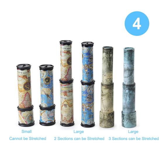Color Cognition Grasp Comfortable Kids Kaleidoscope Rotatable Multicolored Design Classic Kaleidoscope for Children