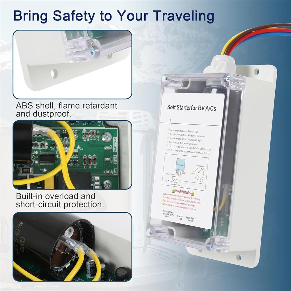 Soft Start For RV Air Conditioner Easy Start Even with Small Generator