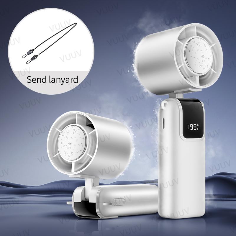 VUUV Mini USB Charging Handheld Fan Desktop Small Fan With Mobile Phone Holder Portable And Simple Outdoor Small Fan