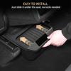 Rear Center Console Trash Can Garbage Bin For Tesla Model Y Juniper 2025 2026, Anti-Slip & Durable Under Seat Storage Box Organizer With Lid Cover