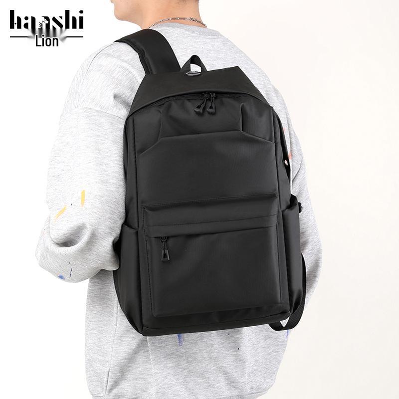 Trendy Cross-Border Casual Backpack with USB Charging - High-End Commuter and Laptop Bag, Customizable.