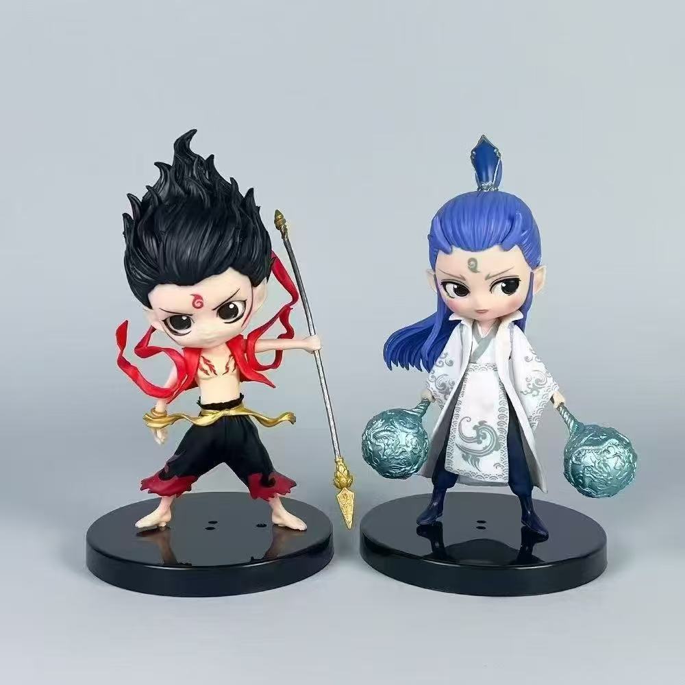 2025 Latest Anime Nezha Birth Of The Demon Child Ne Zha Aobing Cartoon Action Figures Figure Ornaments Kids Birthday Presents