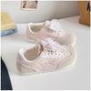 Little white shoes women's net shoes 2025 new summer breathable mesh soft sole not tired feet lace versatile skirt casual shoes