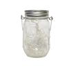 Rainproof Solar Mason Jar Wish Light for Garden, Balcony, and Villa Decor.