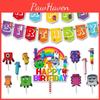 Delightful Numberblocks Theme Balloon Pull Flag Set For Festive Birthday Celebrations