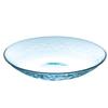 Toyo Sasaki Glass Gracieux Ball Set of Made in Dishwasher Noodle Somen Round Large Glass Plates, 23, Blue, 3, Japan, Safe, Plate, Plate, Plate, Plate,