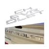 Tailgate ABS Inserts Letters Fit for  Silverado 2019-2022 3D Raised & Strong Adhesive Decals Letters Tailgate Emblems