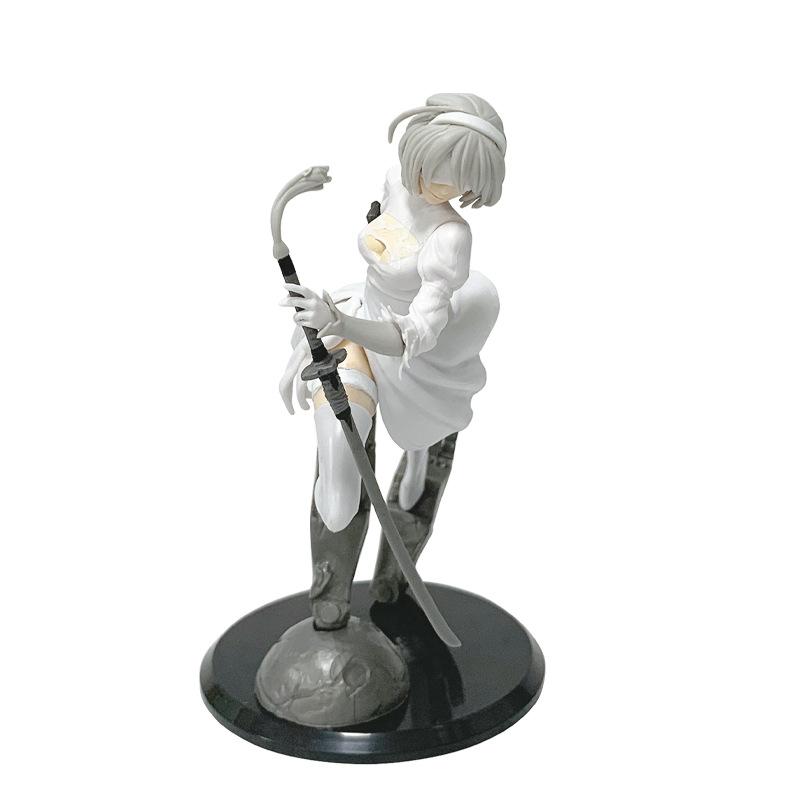 Nier Automata 2B No.2 Tpye B Anime Figures Doll Cartoon Pvc Doll Ornament Desktop Ornaments Home Decoration Collection Gifts