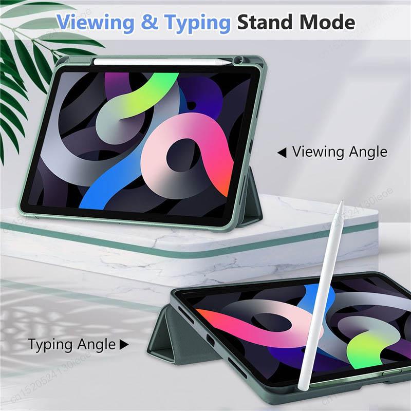 For iPad Air 5 Air 4 Case 10 10th 10.9 inch iPad Pro 11 Charging Pencil Holder Cover Magnet Funda Coque Capa