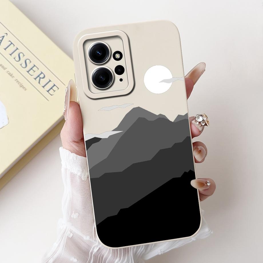 For Xiaomi Redmi Note 12 12s 12R 12 Pro Phone Case Soft Matte Silicone Capa For Redmi 12c 12 4G 5G Goothic Style Back Cover