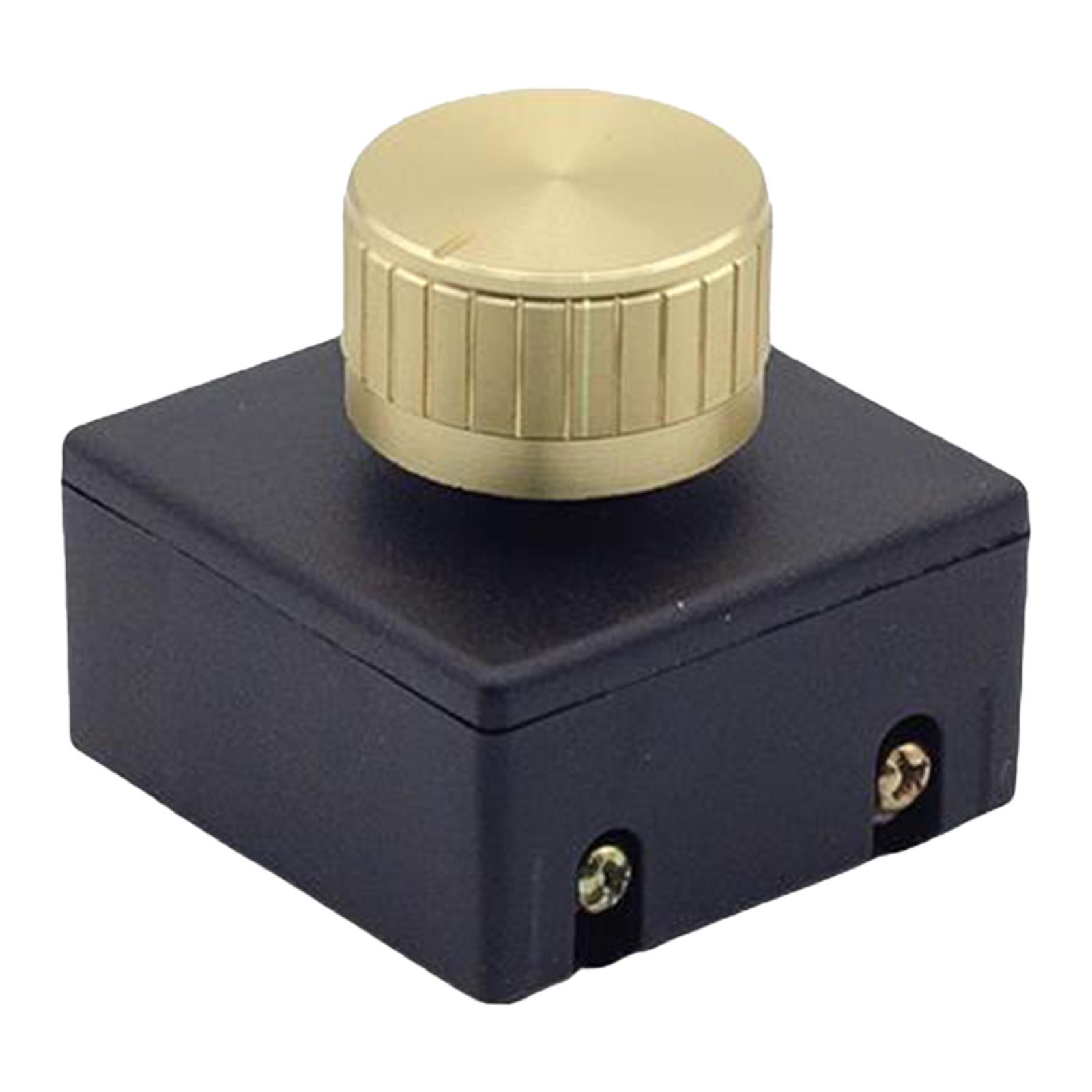 

Dimmer Switch AC110-220V Dimming Switch Rotatable Knob for Home Bedside Table Lamp золотой