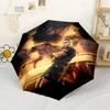 Mbappé Automatic Umbrella Compact 8-Rib Design Durable Plastic Iron All-Season Umbrella for Travel Fashion Lovers Wedding Party Gift