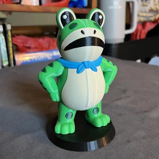 Portland Protest Frog Ornament 3D Printed Frog Figurine Collectible Symbol of Peace And Kind Protest Activism Gift Inspirational Frog Sculpture