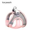 Dog Cat Harness Vest Chest Rope Set Reflective Breathable Adjustable Pet Harness for Small Medium Dogs Outdoor Walking