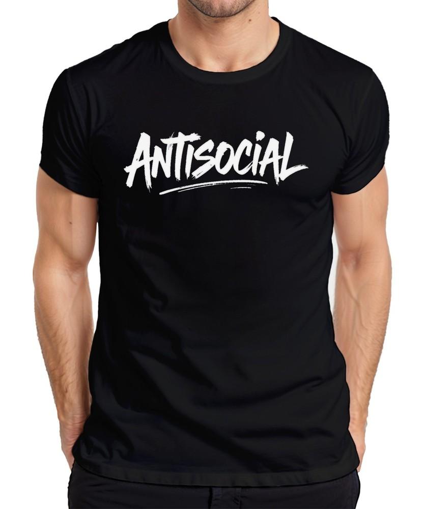 Antisocial Introvert Gothic Punk Urban Grunge Gift Unisexs Tshirt