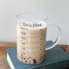 1 st 1L Högt Borosilikatglas Mugg med Lock och Sugrör Stor Kapacitet Vattenkopp Iced Coffee Muggar Dricksglas Dryckesvaror Gåvor