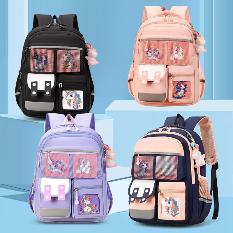 Cartoon Animation Boys And Girls Backpack Large Capacity Elementary School Bag Children'S Backpack