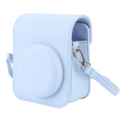 Schutzhülle aus PU-Leder für Mini-Sofortbildkameras mit verstellbarem Schultergurt für Fujifilm Instax Mini 12 Kameras