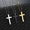 Nextvance Kundenspezifische Personalisierte Kreuzkette Graviertes Datum Namensanhänger Halsketten Für Edelstahl Einfacher Jesus Schmuck