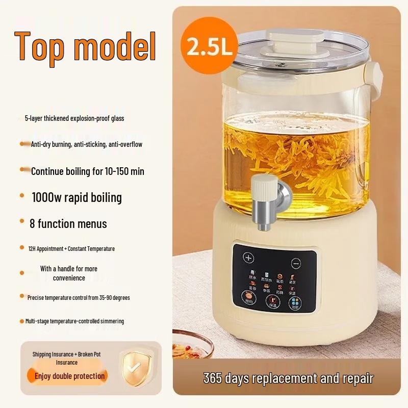 OLOEY 2.5L Smart Electric Kettle & Health Pot