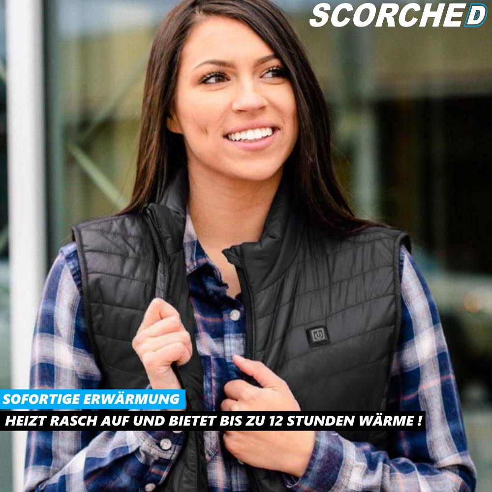 SCORCHED Premium Heated Jacket Heated Vest Heated Vest Jacket Winter USB - USB