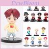 Entzückendes 7-teiliges Bts Tinytan Set mit Mini-Figuren featuring Dynamite Bangtan Boys für Geschenk und Ausstellung