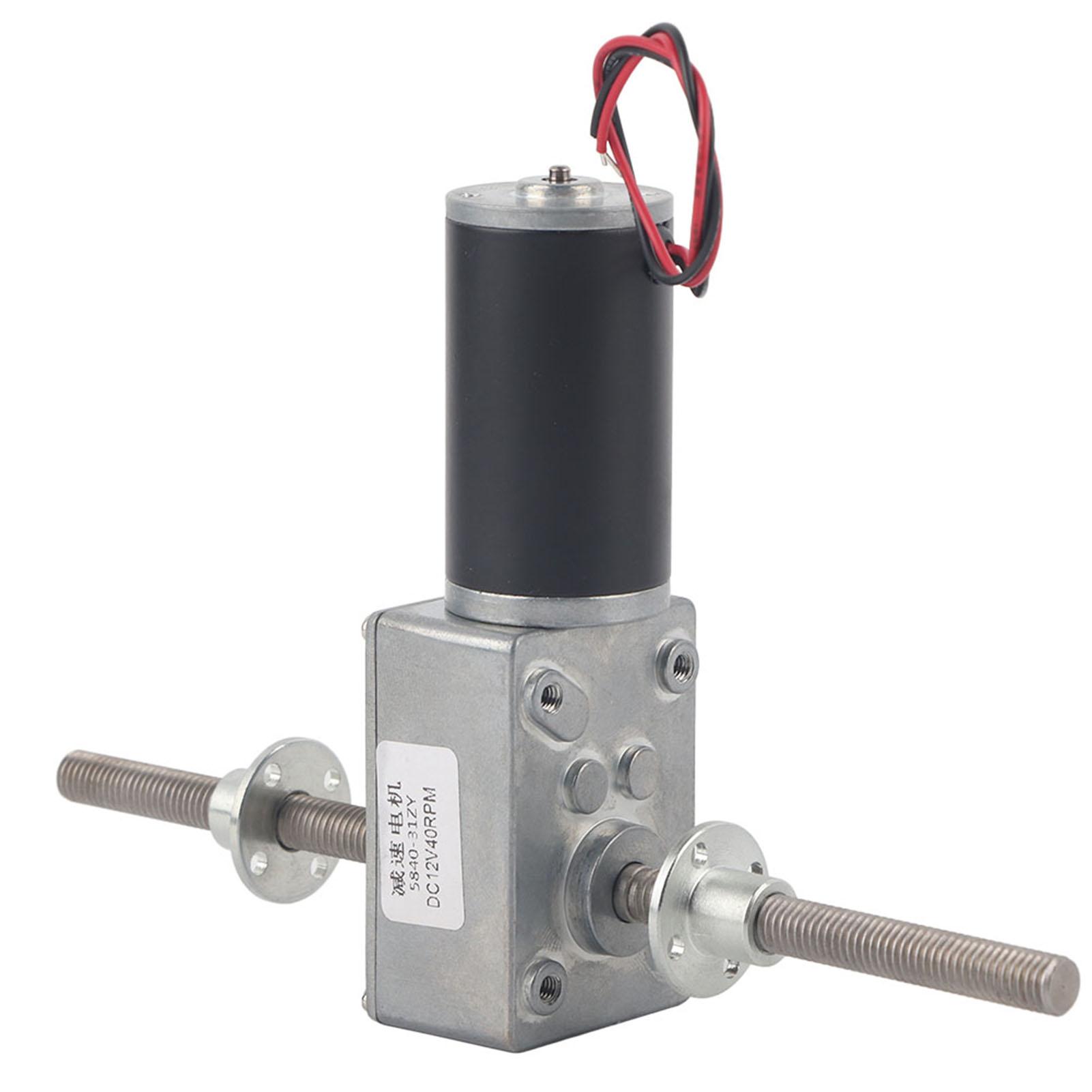 

Черв ячний редукторний двигун з правим та лівим валом, коаксіальний різьбовий M8, зниження швидкості двигуна 1280 з