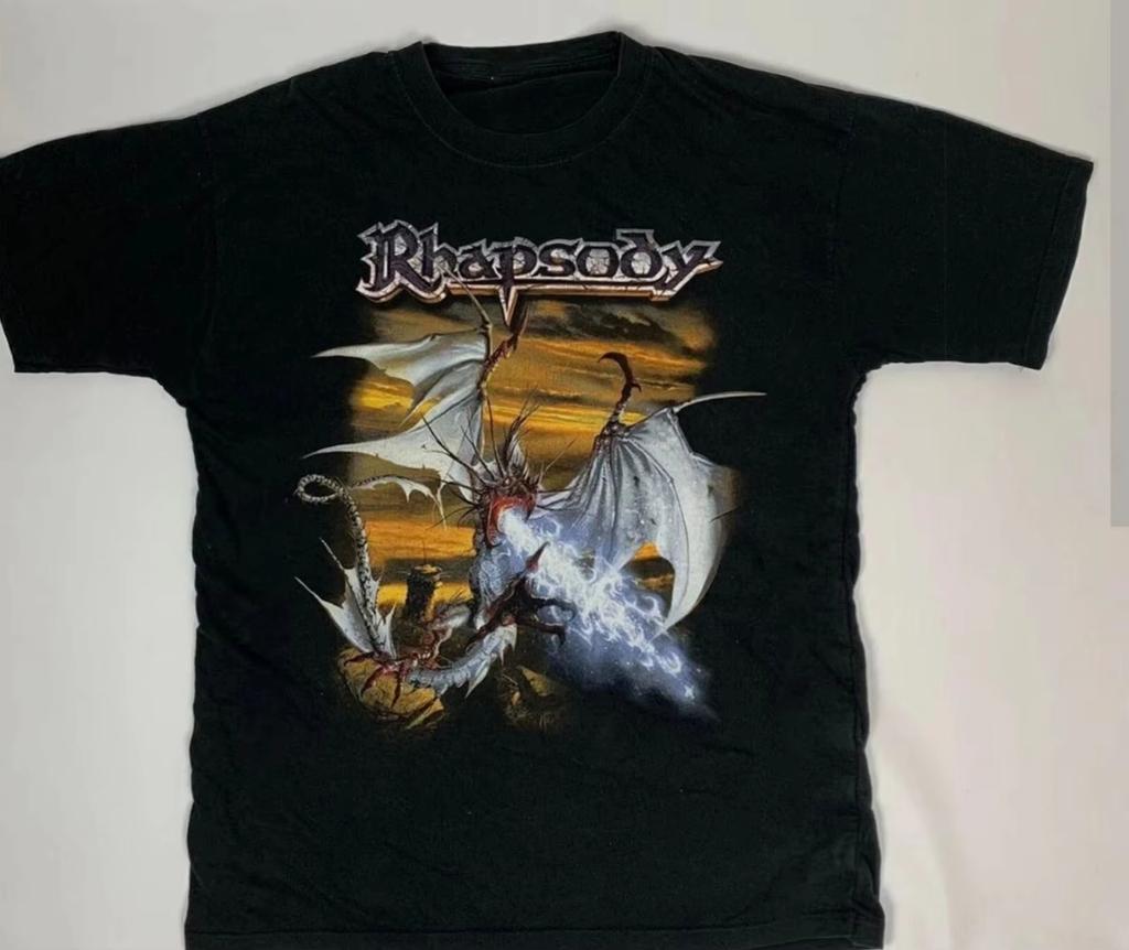Fan Gift Rhapsody Dragon Flame Power Tshirt Printed Tshirt Summer Fashion Unisexs Casual Outdoor Tshirt