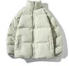 Winter Jacket Men Parkas Thicken Warm Coat Men's Stand Collar Solid Color Casual Parka Women Fashion Streetwear