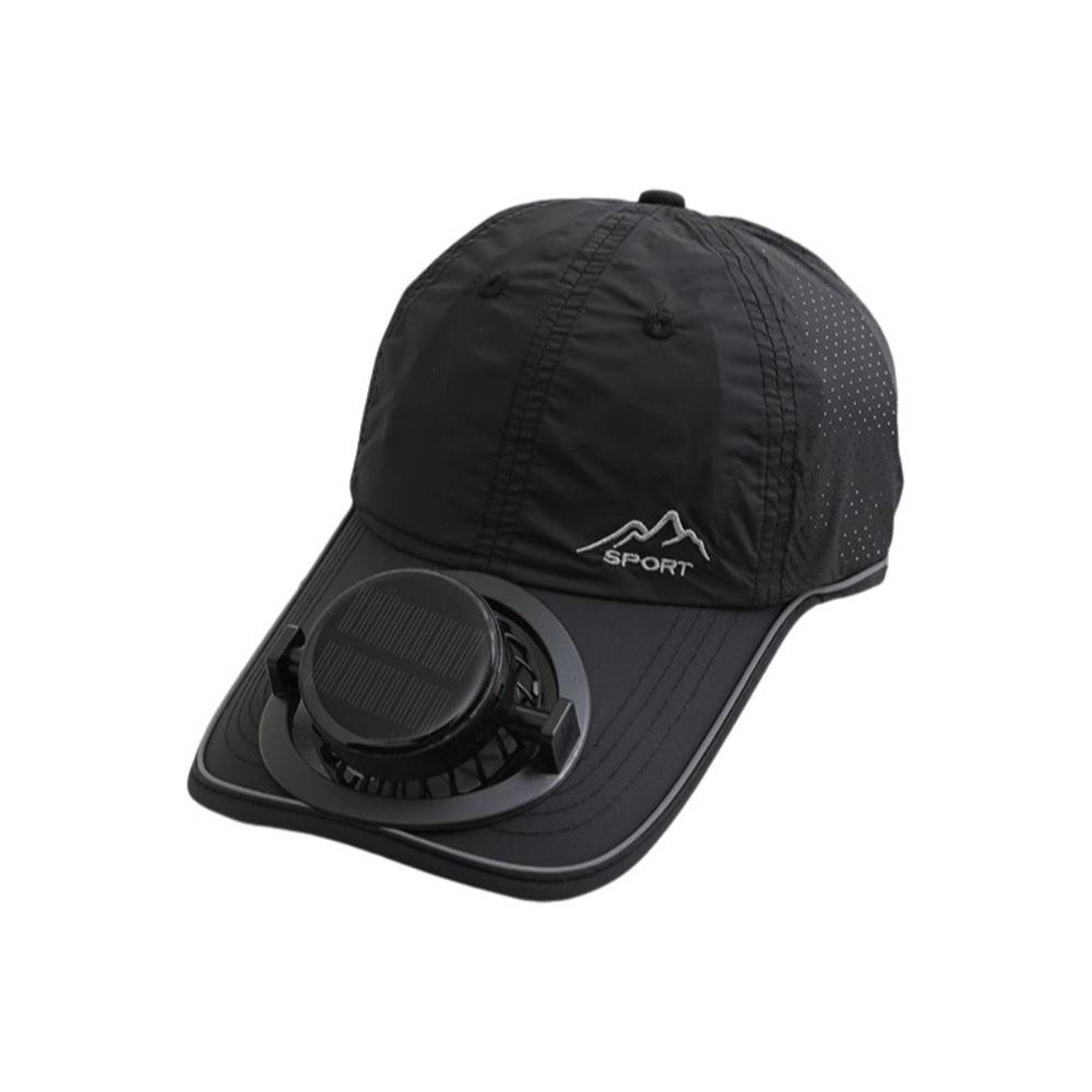 Duck Tongue USB Charging Fan Hat Sun Protection Fishing Hat Solar Charging Fan Hat  Adults Wear