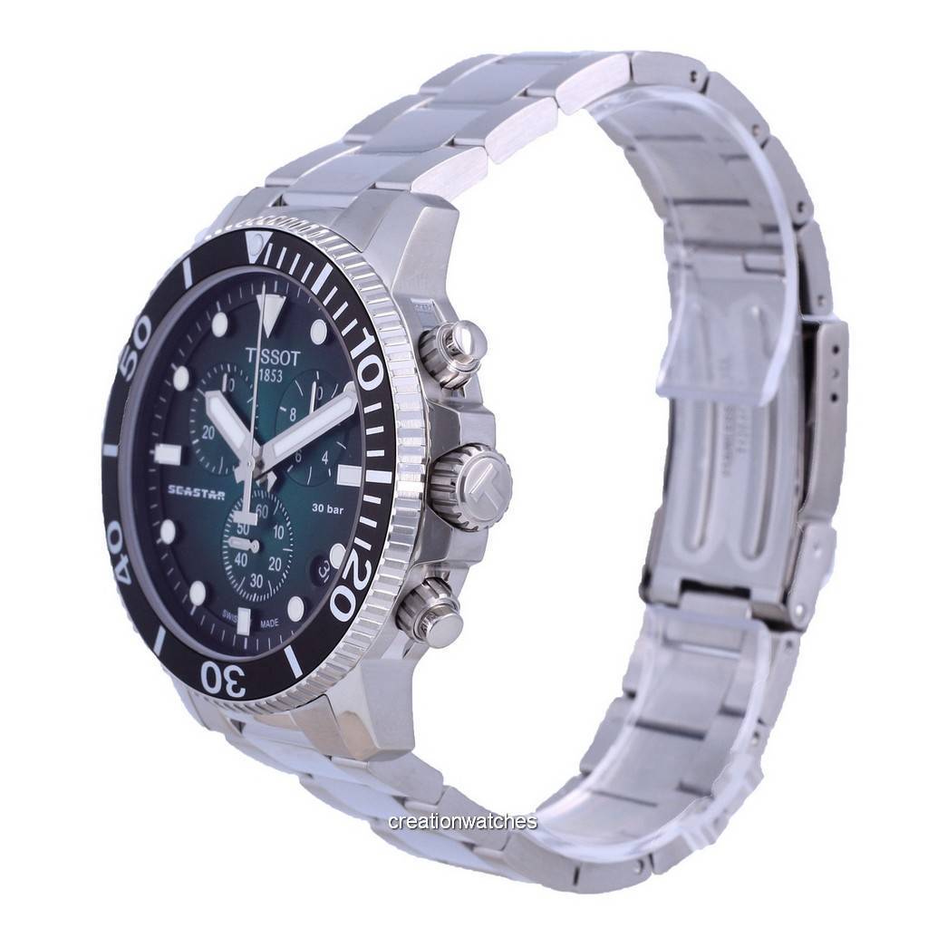 Tissot T-Sport Seaster 1000 Chronograph Taucher Quarz T120.417.11.091.01 T1204171109101 300M Herrenuhr