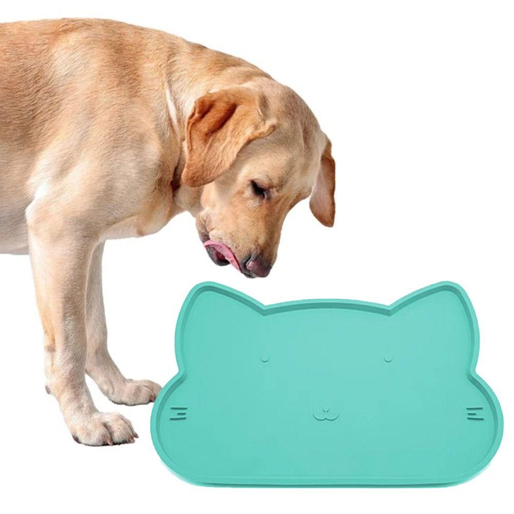Silicone Pet Bowl Mat Anti Overflow Cat Placemat Portable Dog Drinking Pad  Pet Supplies