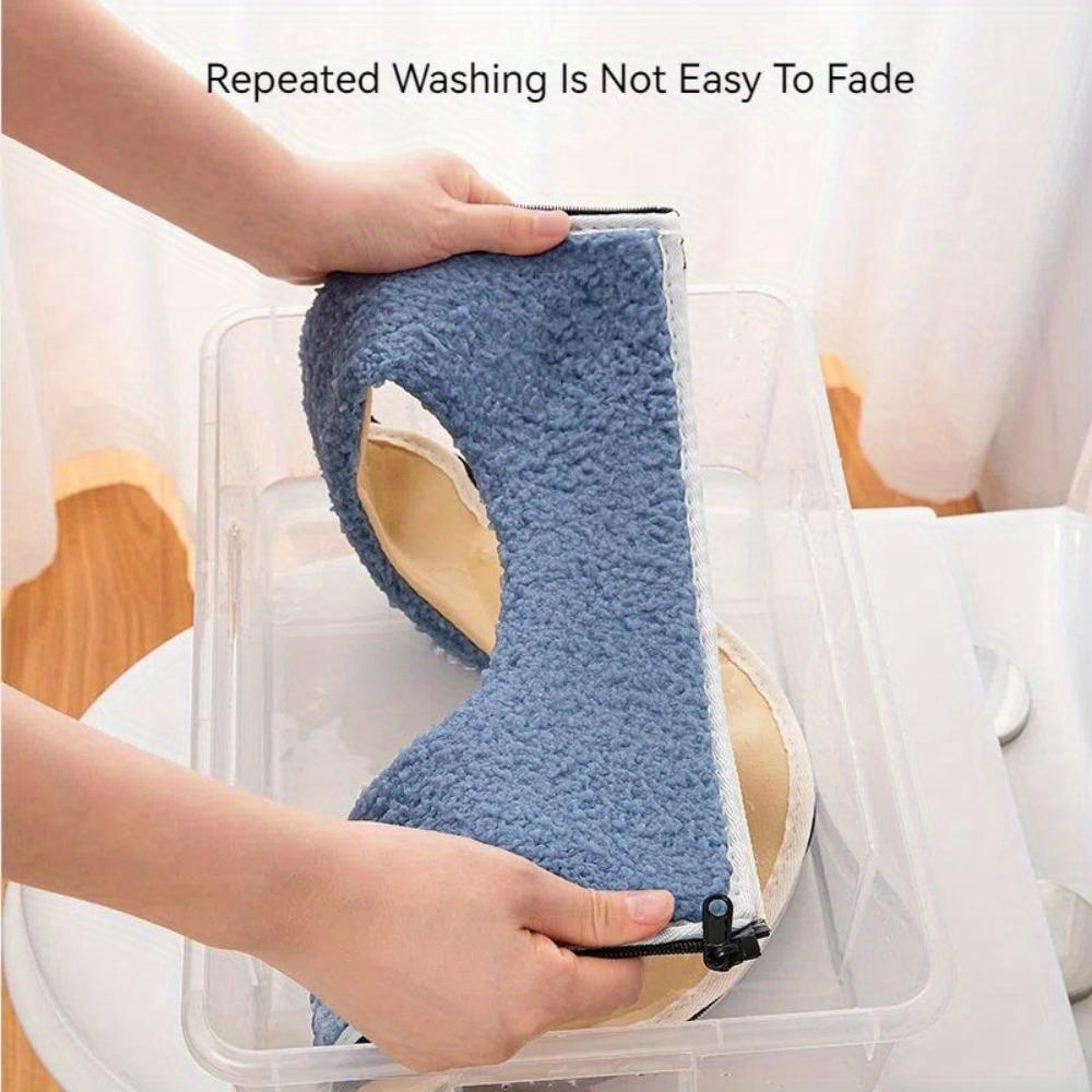 Toilet Seat Cushion Set Winter Thickened Double with Zipper Handle Machine Washable Universal Home Use Toilet Set Accessories
