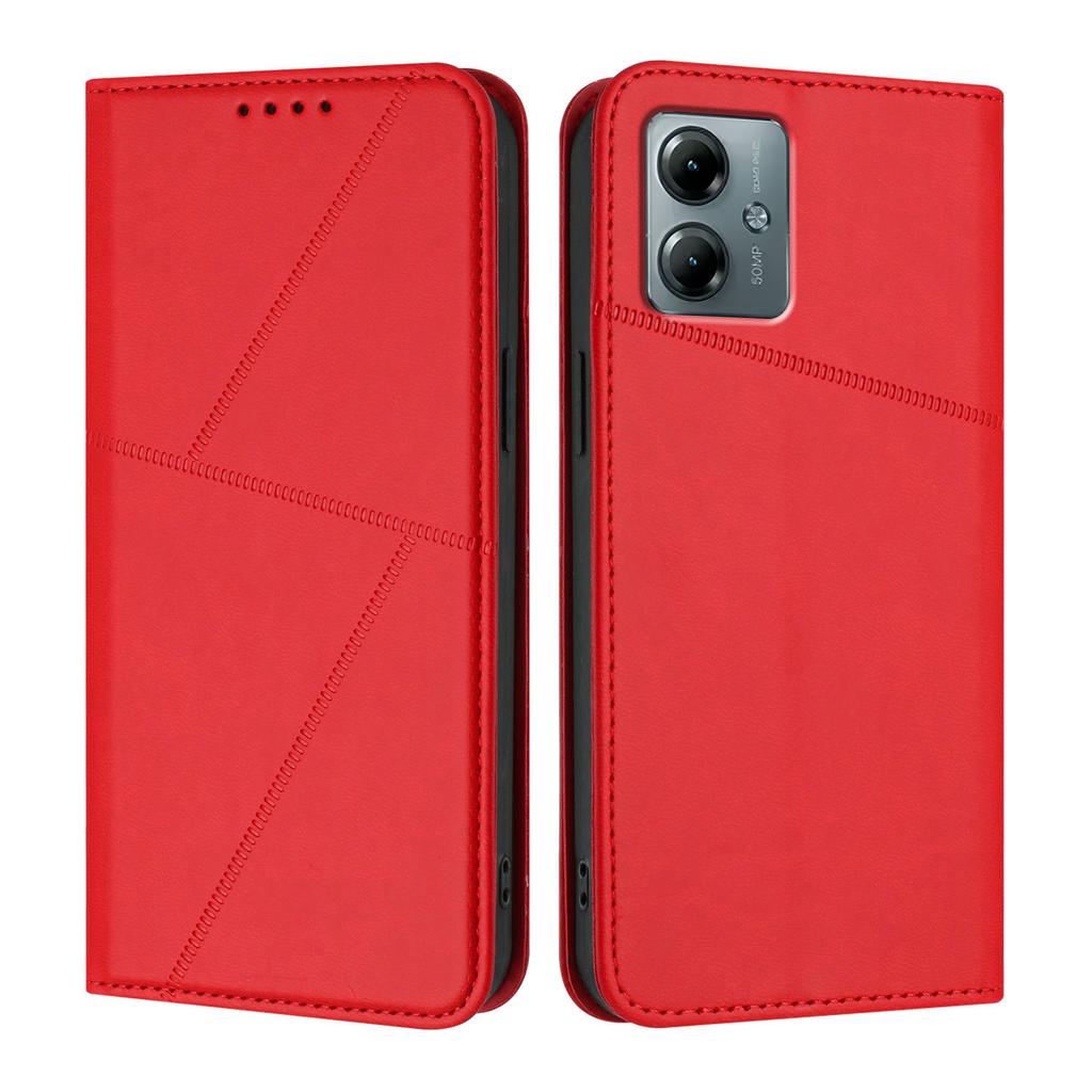 For Motorola Moto G Power (2025)/Motorola Moto G Play (2025) 5G Wallet Case Magnetic Closure Leather Flip Phone Cover with Stand