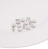Crystal Rhinestone Metal Space Beads Loose Spacer Beads for Earring Bracelet NecklaceKeychain DIY Jewelry Findings Making Accessories
