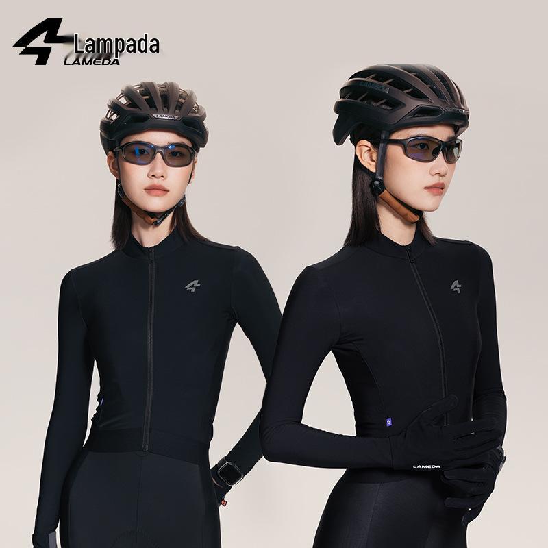 

Lampaida Women s Quick-Dry Windproof Fleece Cycling Jersey - Frost Shadow 20 M