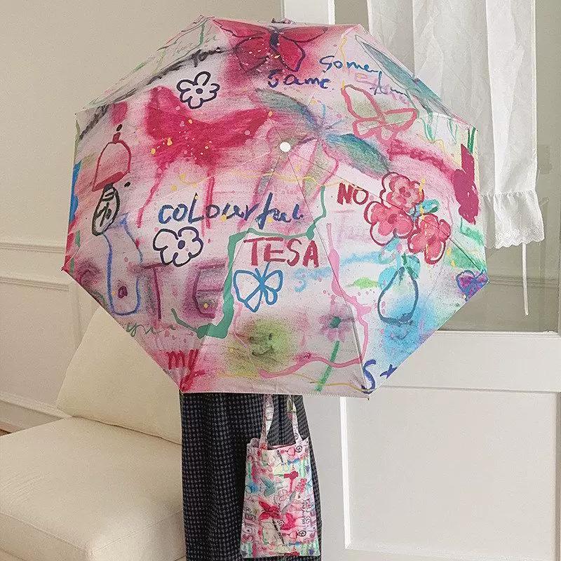 50% off Women's Dual-Use Sun and Rain Umbrella, Stylish and Portable, Sun Protection, Uv Protection, Lightweight Capsule Umbrella