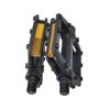 Light Weight Plastic Mountain Bicycles Pedals Ball Bearings Wide Flat Cycling Pedals Nonslip Road Bicycles Pedals Enduring
