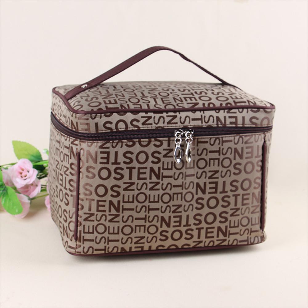 

Cosmetic Bag PU Material Makeup Organizer Beautician Bag Leather Travel Handbag For Beauty Storage Makeup Collection Travel