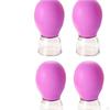 4 Pcs Facial Cupping Set, Vacuum Massage Professional Neck Muscle Set for Home,